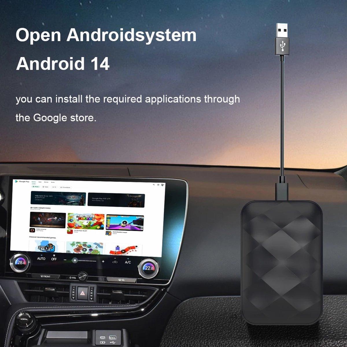 Android 14 CarPlay & Android Auto TV Box 64GB – Draadloos (YouTube/Netflix) - Afbeelding 7