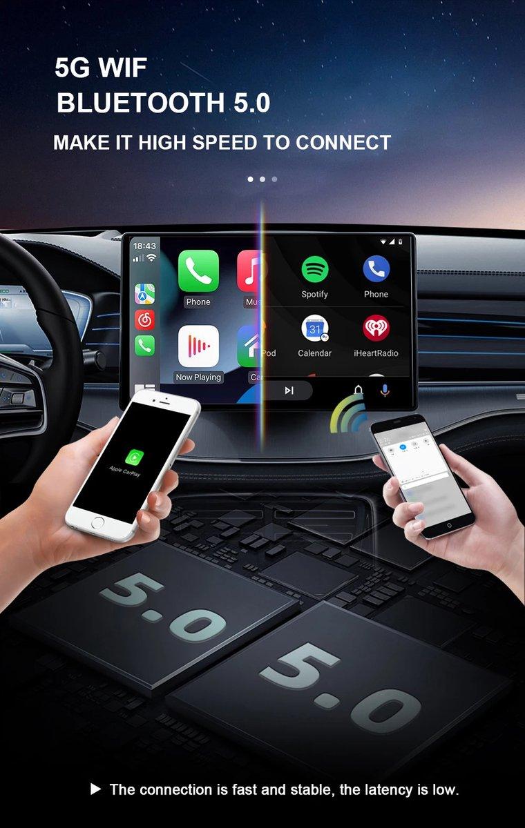 Android 14 CarPlay & Android Auto TV Box 64GB – Draadloos (YouTube/Netflix) - Afbeelding 14