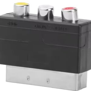 RCA naar SCART adapter met drie tulp female aansluitingen