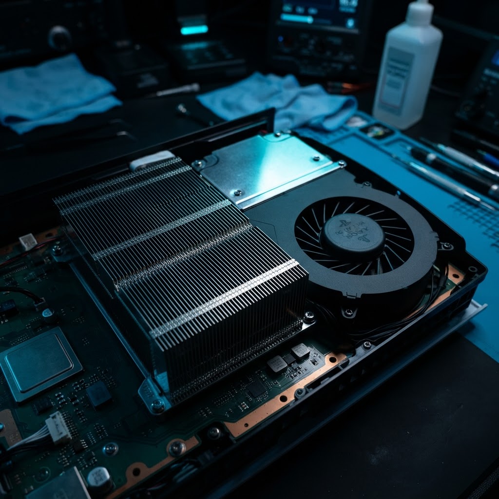 Schone PlayStation 5 intern na een deep clean