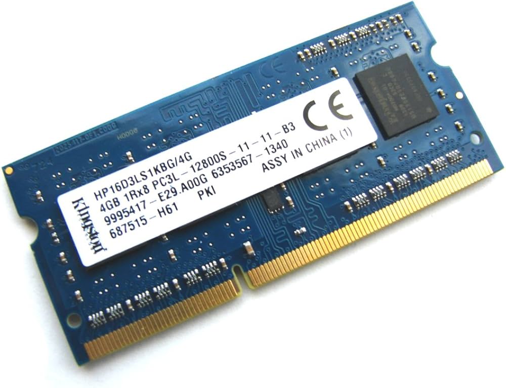 Kingston HP16D3LS1KBG 4GB DDR3L-1600 SO-DIMM laptopgeheugen