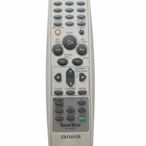 Originele Aiwa RC-AVR07 ShowView VCR-afstandsbediening voorzijde