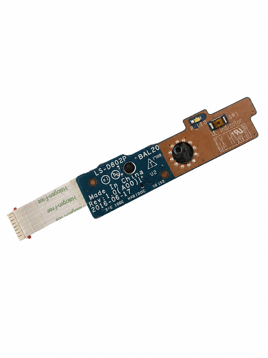 Dell Inspiron 15 5567 BAL20 LS-D802P power button board