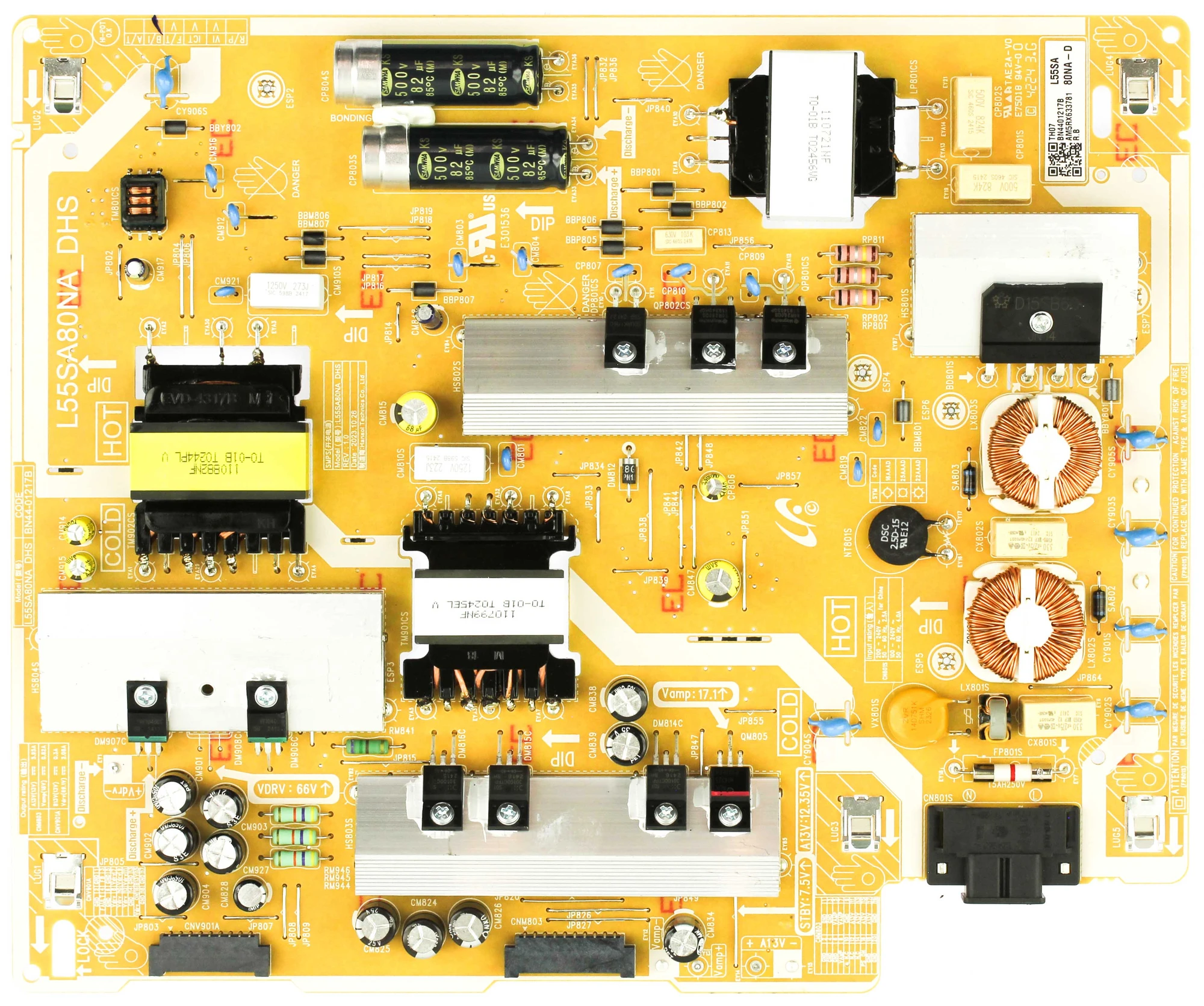Samsung BN44-01217B L55SA80NA_DHS voedingsprint